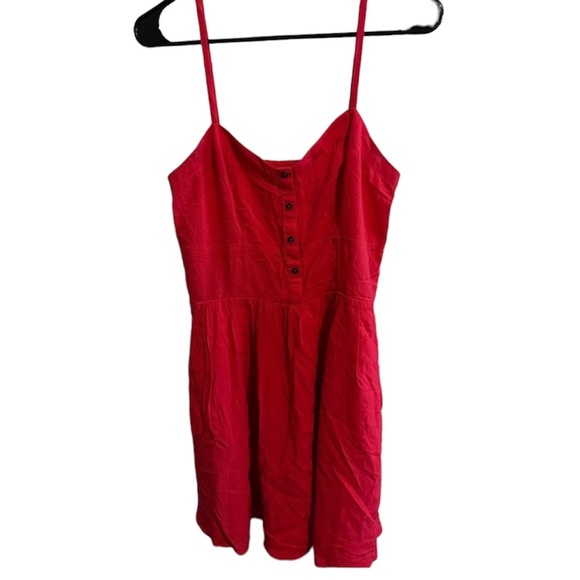 Express Dresses Express Euc Red Mini Dress With Pockets Size M
